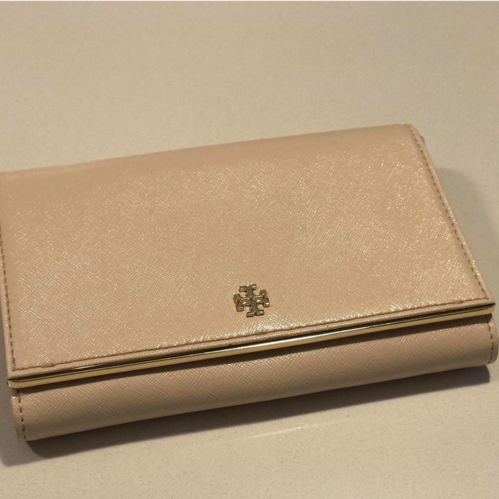 Tory Burch Clutch/Crossbody Bag in Blush Pink